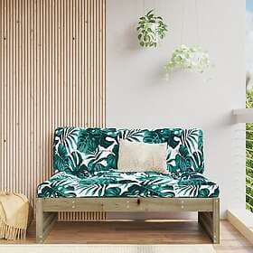 vidaXL Mittensoffa 120x80 cm impregnerad furu 825750