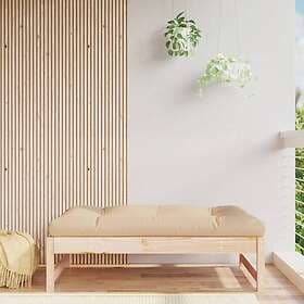 vidaXL Footstool for garden 120x80 cm solid pine 825737