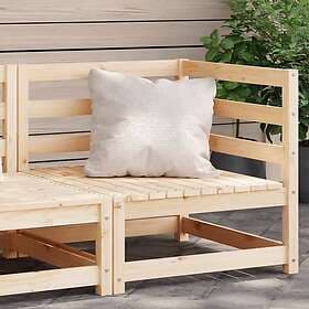 vidaXL Trädgårdssoffa hörn 70x70x67 cm massiv furu 837900
