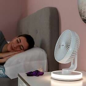 InnovaGoods Rechargeable Desk Fan With LED