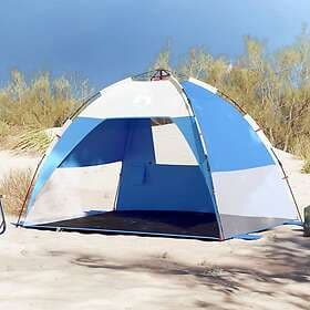 vidaXL Beach Tent 2 persons azure blue quick-drying waterproof 4005299