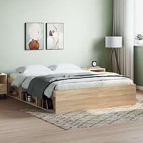 vidaXL Bed Frame sonoma oak 160x200 cm