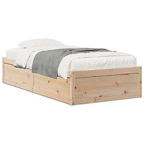 vidaXL Bed Frame 90x190 cm solid pine