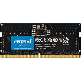 Crucial Classic SODIMM DDR5-5200 8GB CL42 Single Channel (CT8G52C42S5)