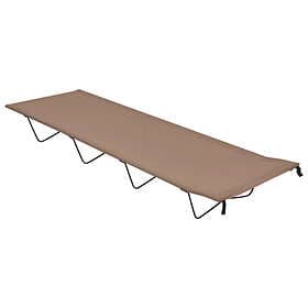 vidaXL Campingsäng Oxford Fabric and Steel 180x60x19cm Taupe