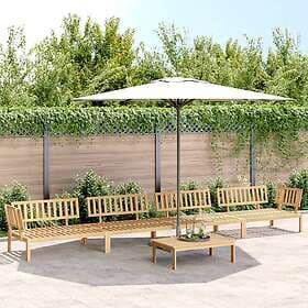 vidaXL Garden sofa set 5-piece solid acacia wood 3209311