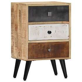 vidaXL Nightstand 40x30x60cm Solid Mango Wood 282875