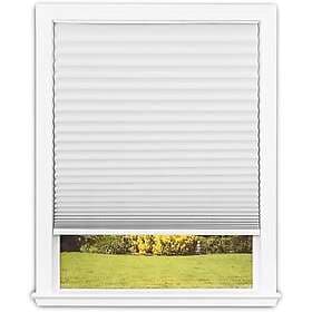 Easy Lift Trim-at-home Sladdlös Veckad Ljusfiltrerande Tyg Skärm Vit, 76 Cm X 16