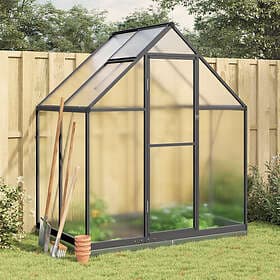 vidaXL Greenhouse 1.93m² (Aluminium/Anthracite)