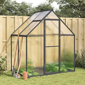 vidaXL Greenhouse 169x114x195 cm (Aluminium/Anthracite)