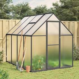 vidaXL Greenhouse 224x169x195 cm (Aluminium/Anthracite)