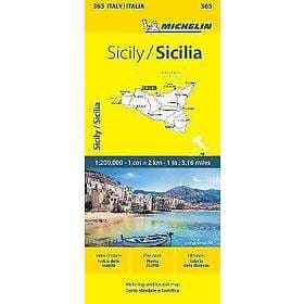 Michelin: Sicily Michelin Local Map 365