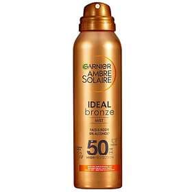 Garnier Ambre Solaire Ideal Bronze Tanning Mist for Face and Body SPF50 150ml