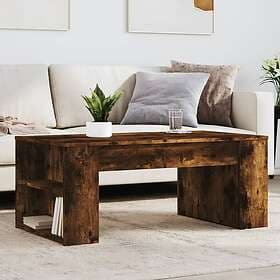 vidaXL Coffee Table Smoked Oak 102x55x42 cm Engineered Wood 831858