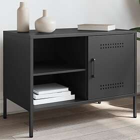 vidaXL Tv-bänk svart 68x39x50,5 cm stål 842994