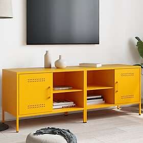 vidaXL TV-skåp 2 st senapsgul 68x39x50,5 cm stål 843001