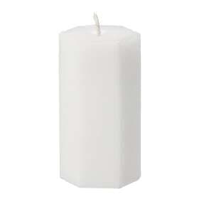 Scandi Essentials Luminous Spider Web Block Candle Ø6x10 cm