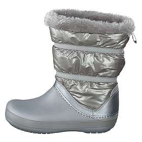 Crocs Lodgepoint Boot Kids Silver Metallic