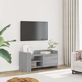 vidaXL Tv-bänk grå sonoma 80x35x40 cm konstruerat trä 848372