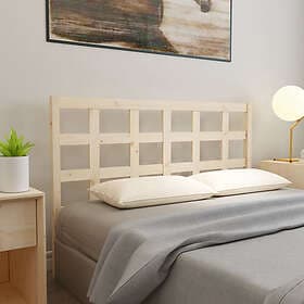 vidaXL Sänggavel 165,5x4x100 cm massiv furu