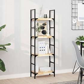 vidaXL Svävande hylla 40x20x4 cm obehandlat massivt akaciaträ 3279415