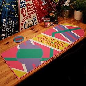 FaNaTtik Back to the Future XL Hoverboard Desk Pad and Coaster Set