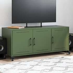 vidaXL TV Stand olivine green 100.5x39x43.5 cm cold rolled steel 846648