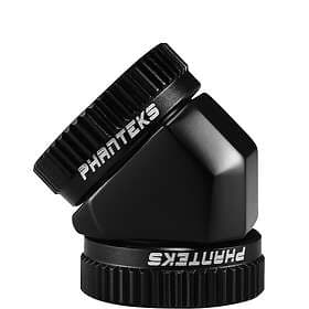 Phanteks 16mm Hard Tube Adapter 45° -Svart