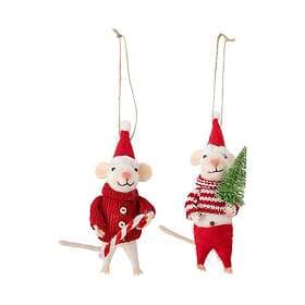 Bloomingville Peo Christmas Ornament Wool 2-pack