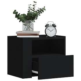 vidaXL Väggmonterade sängbord 2 st svart 45x30x35 cm 848314
