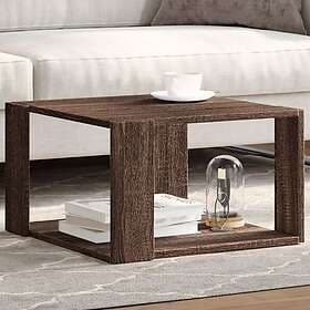 vidaXL Coffee Table Brown 51.5x51.5x30 cm Engineered Wood 848142