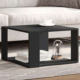 vidaXL Coffee Table Black 51.5x51.5x30 cm Engineered Wood 848137