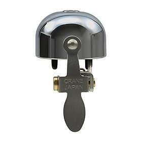 Crane E-Ne with Clamp Band Mount Bicycle Bell Chrome, 37 mm