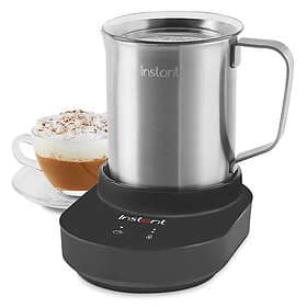 Instant Coffee Frother Station Milk Frother Steel Black