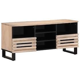 vidaXL Tv-bänk 100x34x46 cm massivt mangoträ 377527