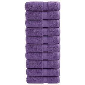 vidaXL Premium gästhanddukar SOLUND 10 st 30x30cm 600gsm