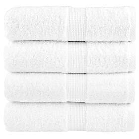 vidaXL Premium gästhanddukar SOLUND 4 st 30x30 cm 600 gsm