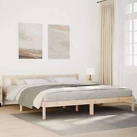 vidaXL Sängram utan madrass extra lång 200x220 cm massiv furu