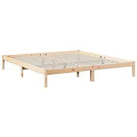 vidaXL Bed Frame extra long 200x220 cm solid pine