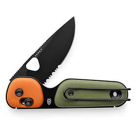 The James Brand Redstone OD Green Orange Black PP Serrated TJBKN118197-01