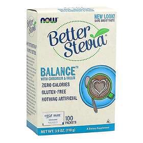 Now Foods BetterStevia Balance with Chromium & Inulin 100 packets