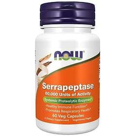 Now Foods Serrapeptase 60 Vege Capsules