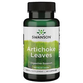 Swanson Artichoke Leaves (Cynara Scolymus), 500mg 60 Capsules