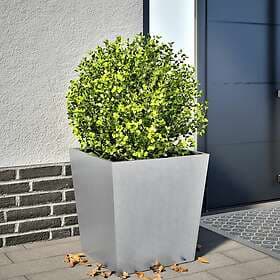 vidaXL Garden Pot 50x50x50 cm Galvanized Steel