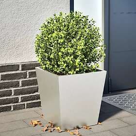 vidaXL Plant pot 40x40x40 cm Stainless steel