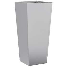 vidaXL Garden Pot 35x35x75 cm Galvanized Steel