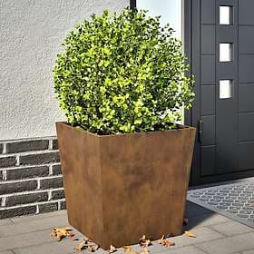 vidaXL Garden Pots 2-pack 50x50x50 cm rustproof steel