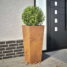 vidaXL Plant Pot 35x35x75 cm Rustproof Steel