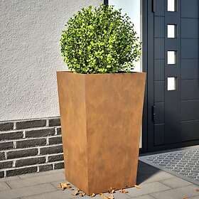 vidaXL Plant Pot 2-pack 45x45x75 cm Rustproof Steel