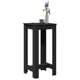 vidaXL Bar table black 51x50x103.5 cm constructed wood 812965